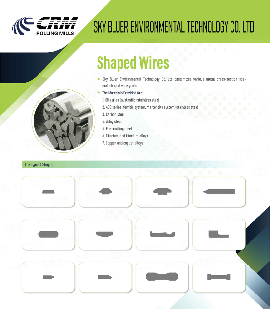 Shaped Wires